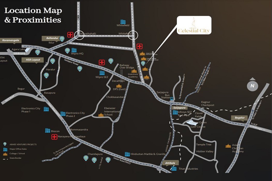 abhee-celestial-city-location Map